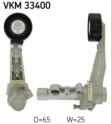 SKF - VKM 33400 - Zatezač, klinasti rebrasti kaiš (Kaišni prenos)